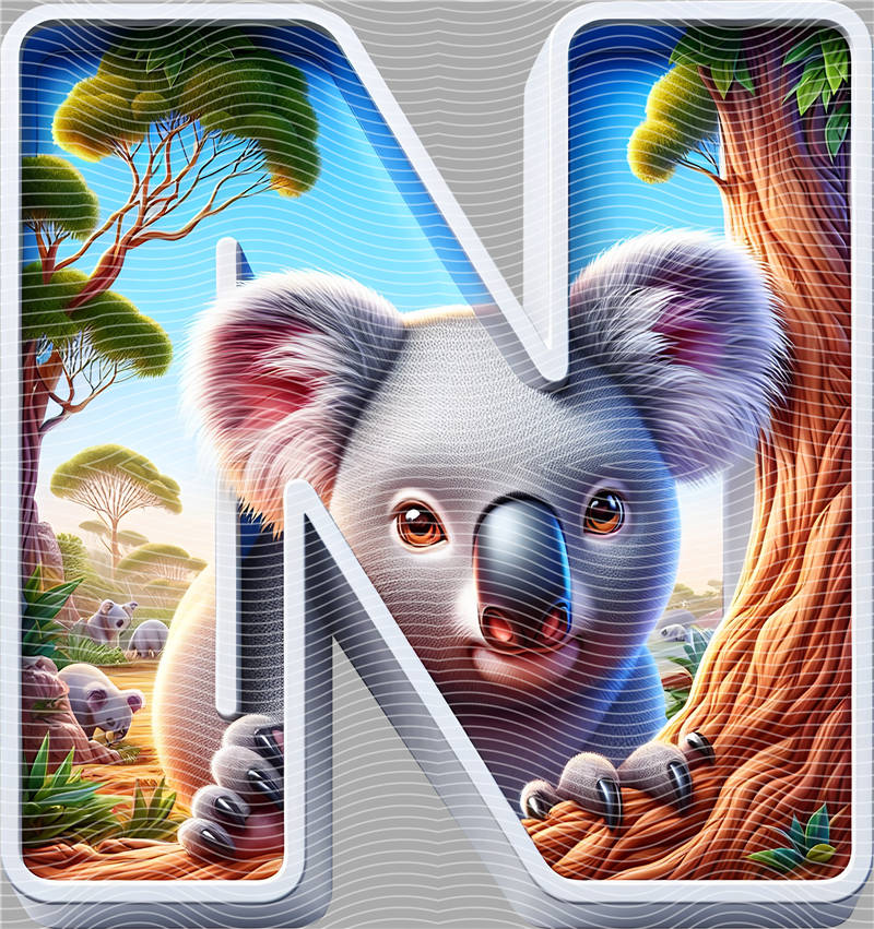 Letters A to Z and Number-AZ 54